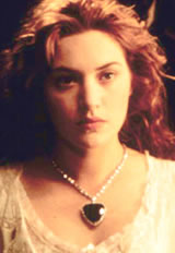 Kate Winslet indossa la collana Cuore dell'Oceano