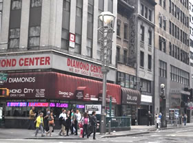Il quartiere dei diamanti di Manhattan, New York