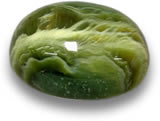 Cabochon serpentino