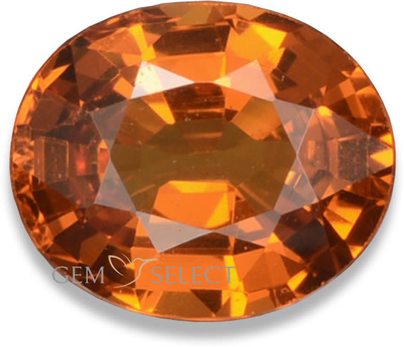 Una gemma di granato spessartite di GemSelect - Immagine grande