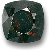 Bloodstone tagliato a cuscino
