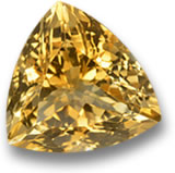 Pietra preziosa citrino trilione