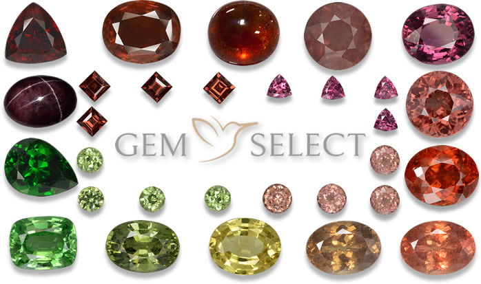 Gemme di granato di GemSelect - Immagine grande
