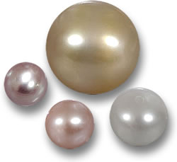 Perle Bianche, Rosa e Dorate