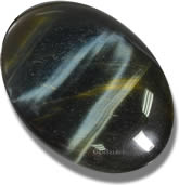 Pietra preziosa cabochon occhio di falco