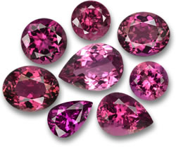 Gemme di tormalina rosa
