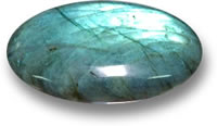 Gemma cabochon di labradorite