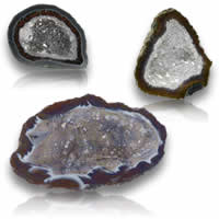 Fare clic per vedere i geodi di agata multicolore multicolor agate geode