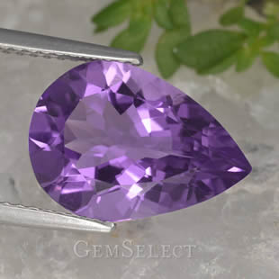 Pietra preziosa di ametista naturale di GemSelect