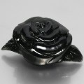 Scultura in giada nefrite nera