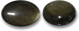 Pietre preziose cabochon di ossidiana