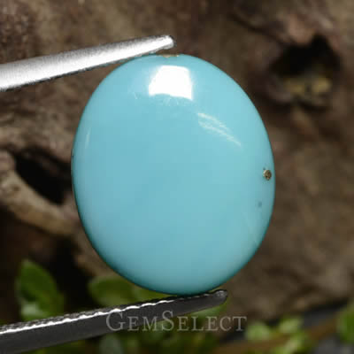 Cabochon turchese blu naturale