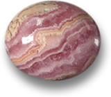 Cabochon di rodocrosite