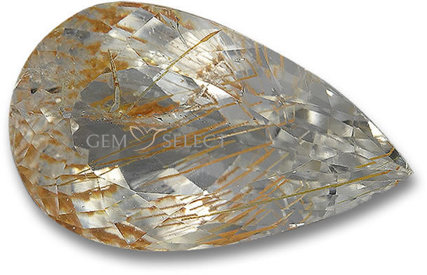 Pietre preziose di topazio rutilo di GemSelect - Immagine grande