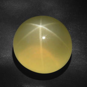 Cabochon di quarzo limone stellato