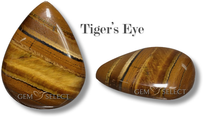 Una foto delle gemme di occhio di tigre di GemSelect - Immagine grande