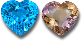 Gemme a forma di cuore di GemSelect Heart Shaped Gems