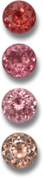 Acquista il granato malaya Color Range of Malaya Garnet