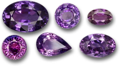 GemSelect Selezione zaffiro viola