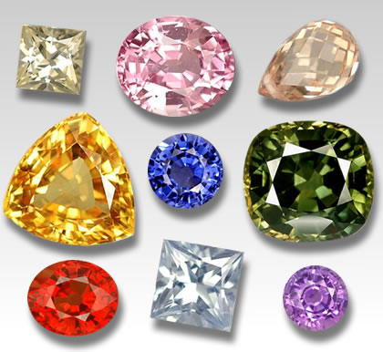 Zaffiri GemSelect in tutti i colori e forme