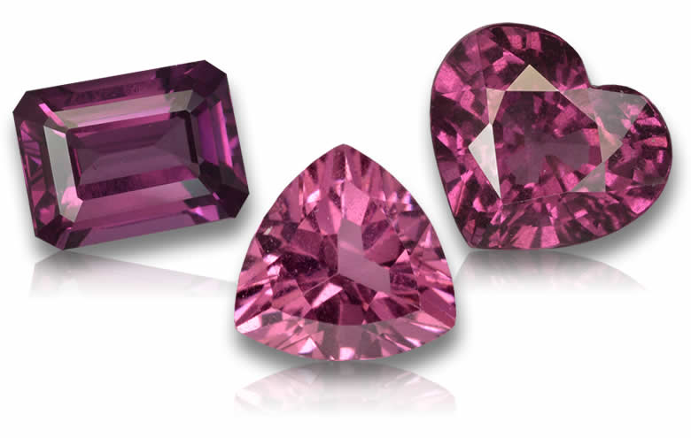 1-2 Carat Rhodolite Garnet - Natural, Certified