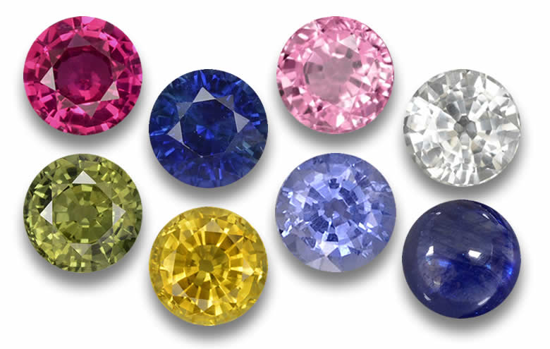 5mm Round Sapphire: Natural, Blue, Pink, Yellow Round Sapphires, Wholesale 5mm Sapphire