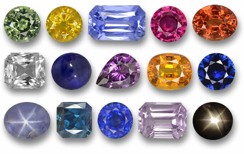 African Sapphire Gemstones: Blue, Pink, Yellow, White, Green Sapphires from Africa