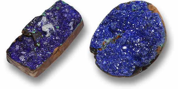 Azzurrite Druzy sfusa in vendita