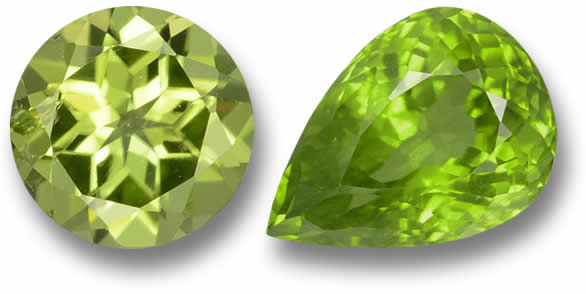 Peridoto sciolto in vendita