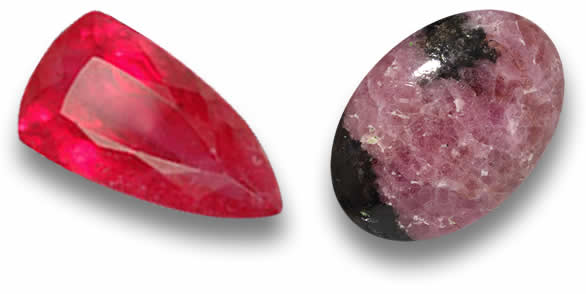 Rodonite sfusa in vendita