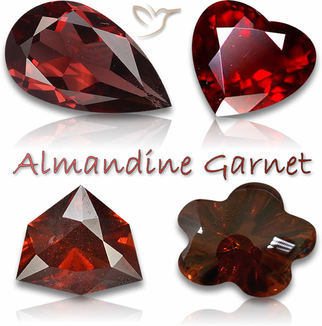 Acquista pietre preziose di granato rosso almandino