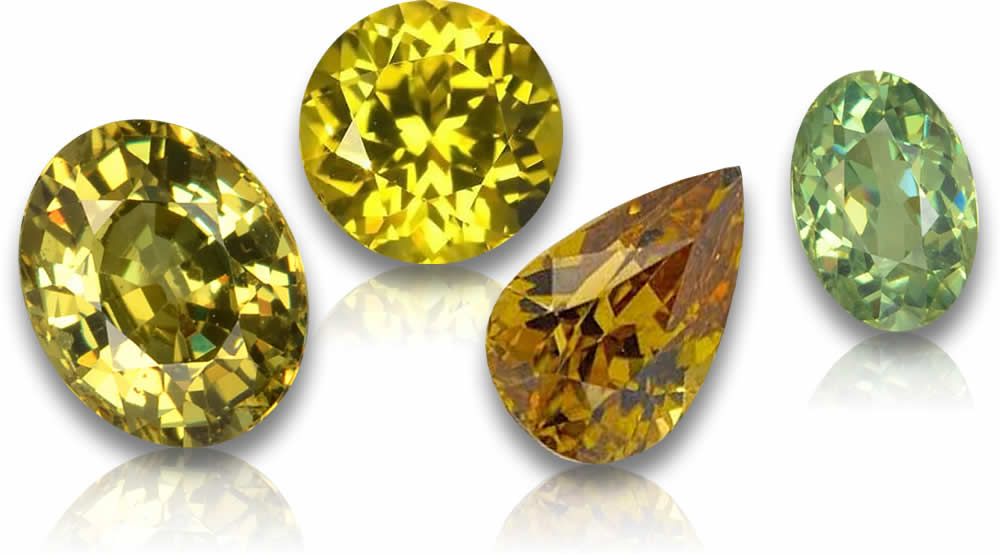 Granato andradite naturale