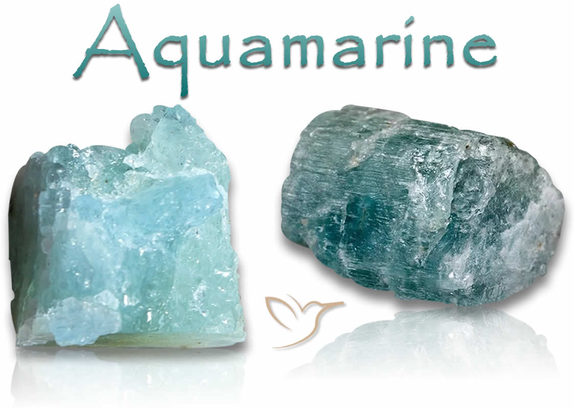 Pietre grezze acquamarina