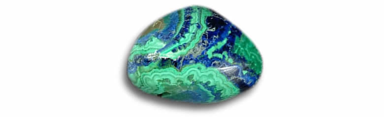 Azzurro-malachite Cabochon