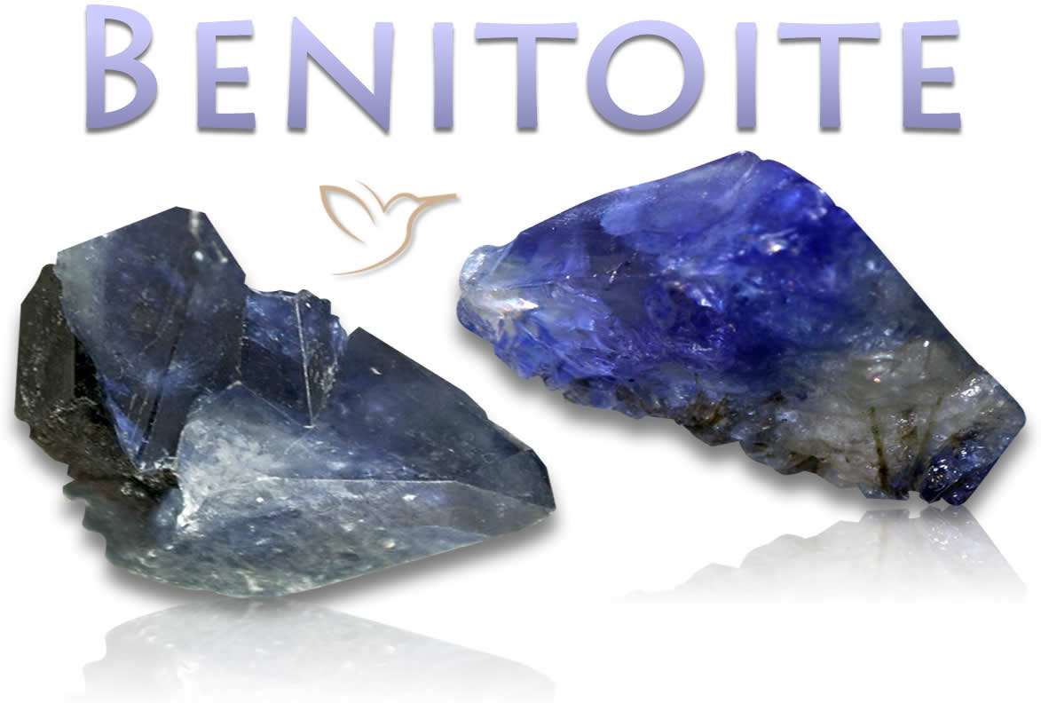 Pietre grezze di benitoite