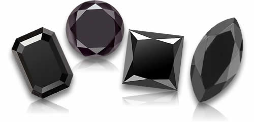 Pietre preziose di diamante nero naturale
