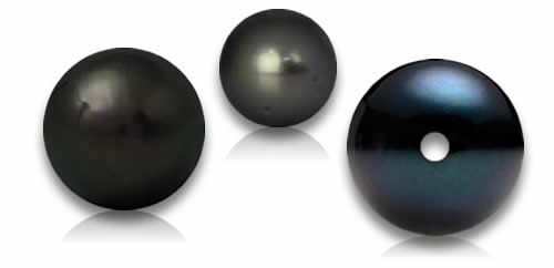 Pietre preziose naturali di perla nera
