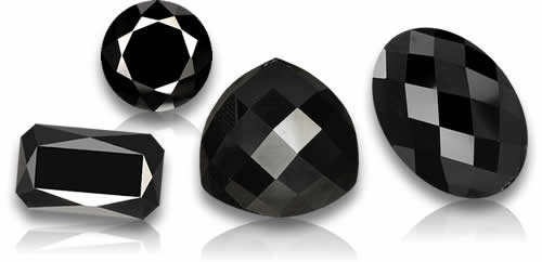Pietre preziose di spinello nero naturale