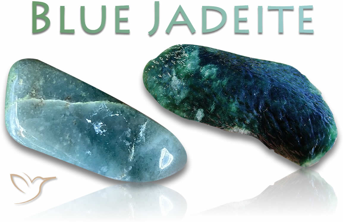 Pietre grezze di giadeite blu
