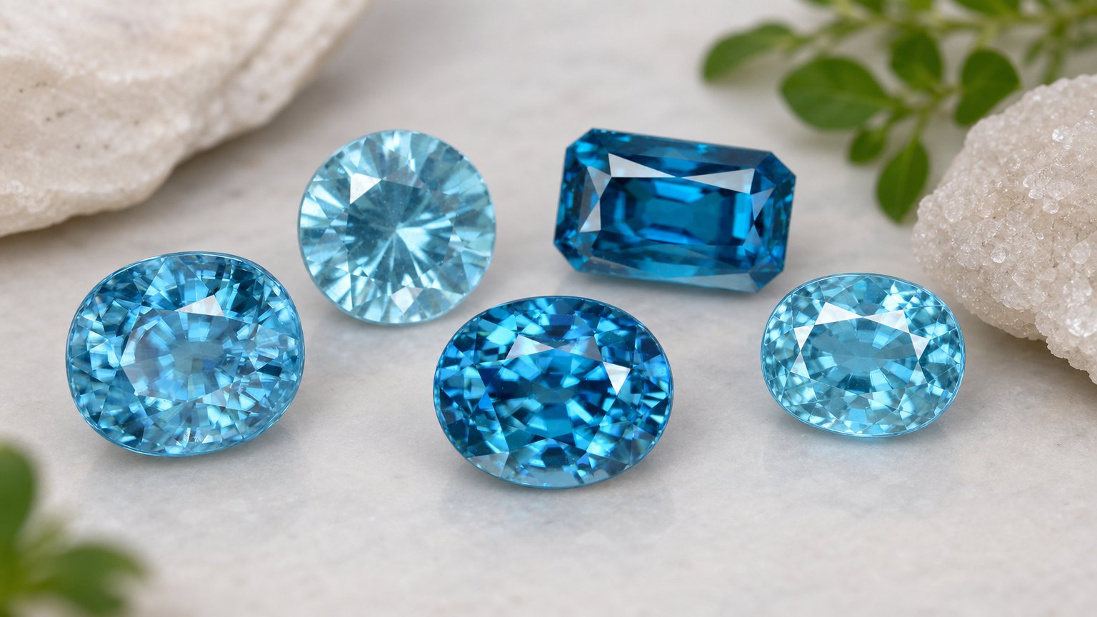 Guida all'acquisto di gemme di zircone blu naturale