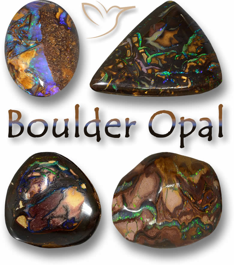 Pietre preziose opale Boulder