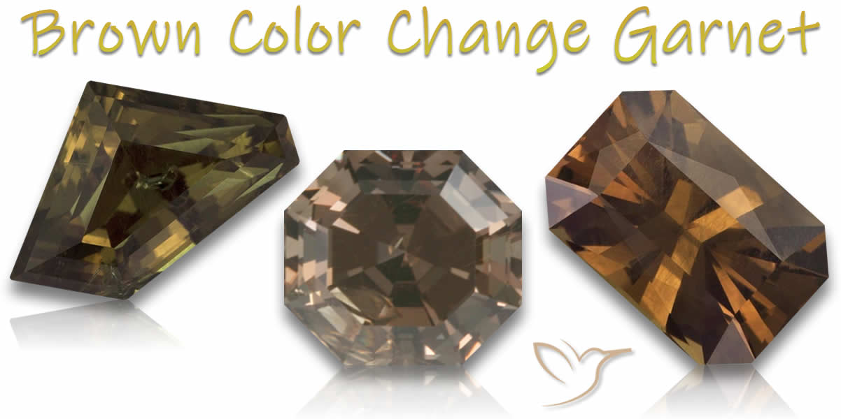 Acquista granato marrone che cambia colore