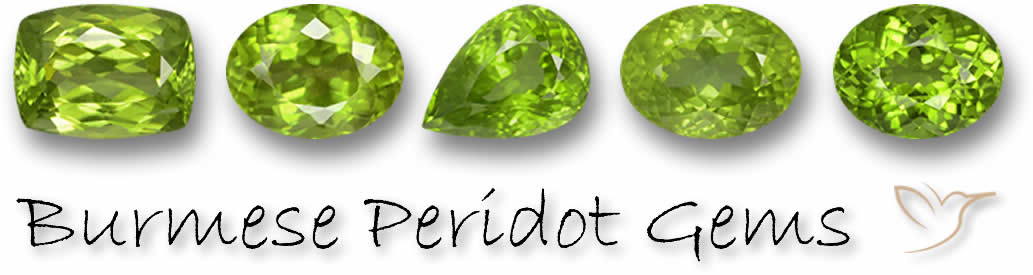 Peridoto birmano naturale