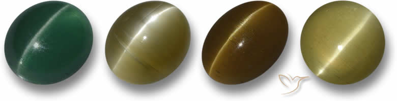 Gemme di apatite occhio di gatto