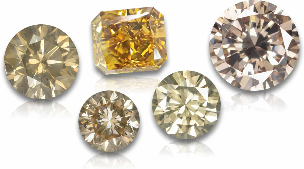 Diamanti Champagne in vendita