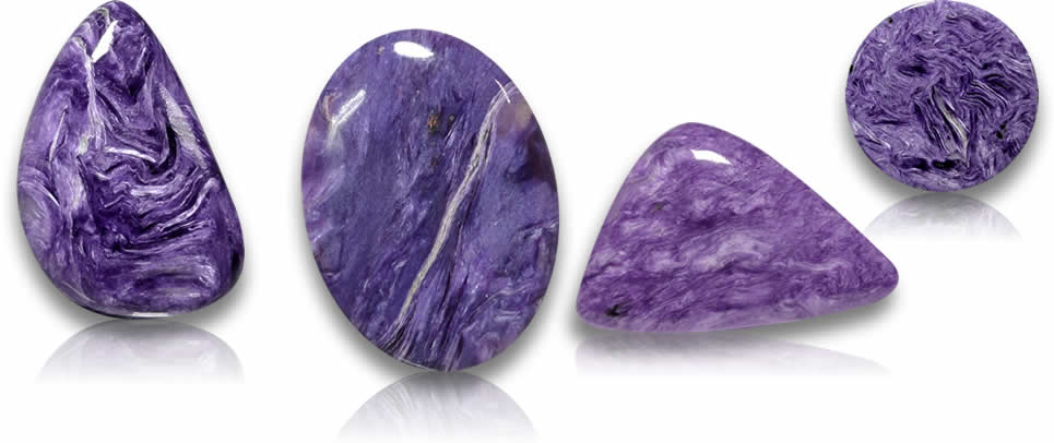 Cabochon di Charoite in vendita