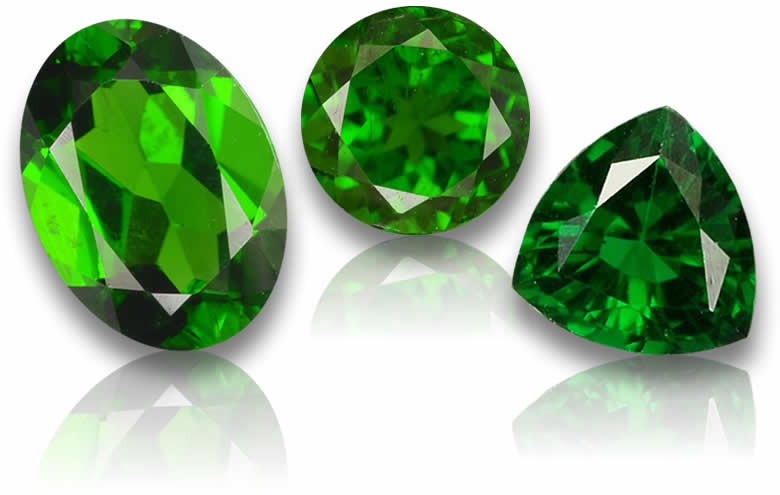 Gemme di cromo sfuse per la creazione di gioielli