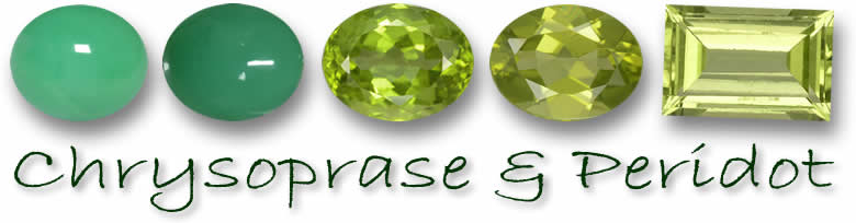 Crisoprasio e Peridoto