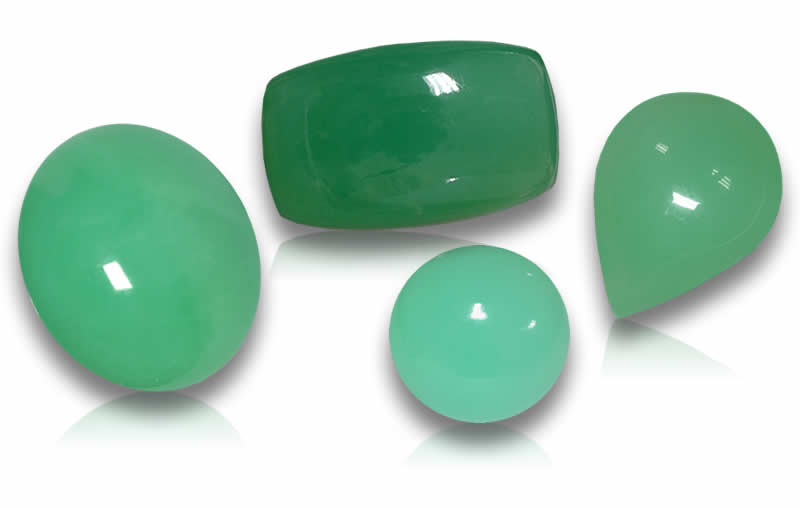 Acquista Cabochon di Crisoprasio