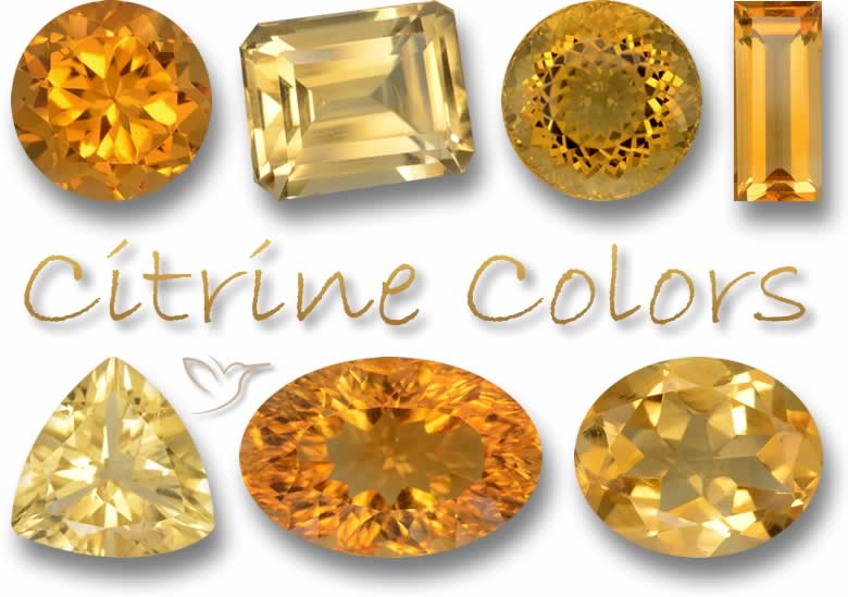 Gamma di colori citrino